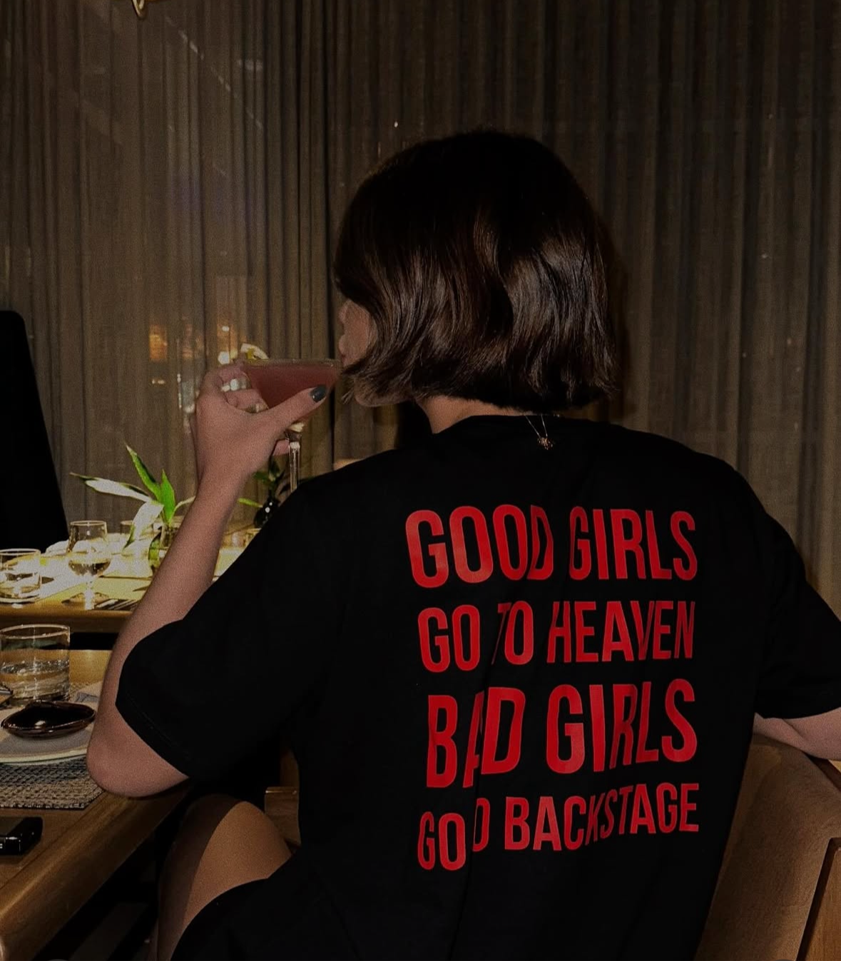 Camiseta preta | good girls